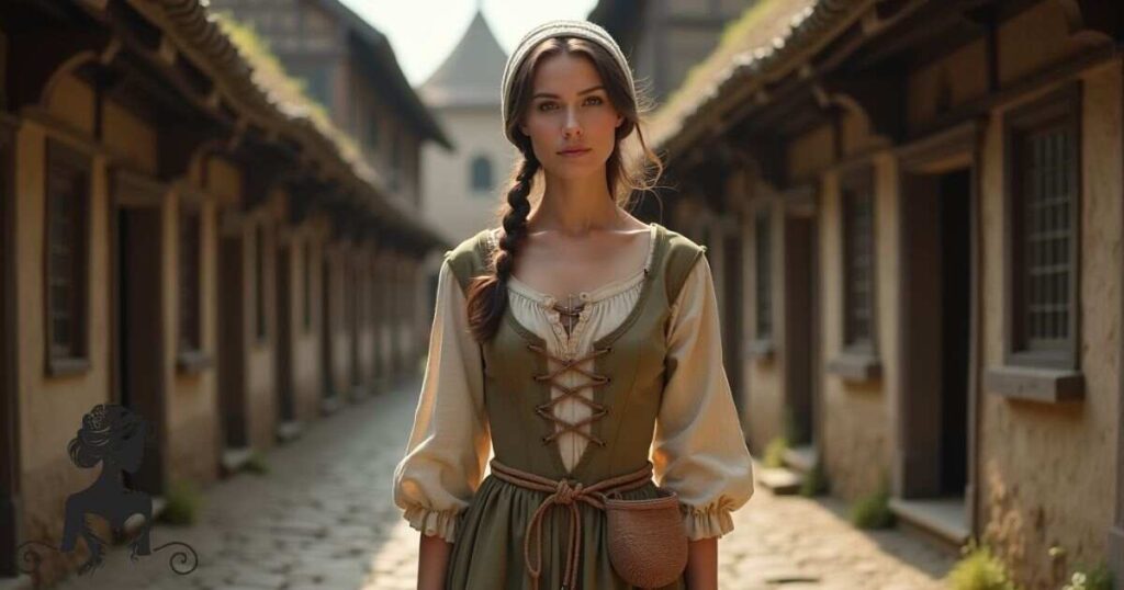 Peasant Lady Beautiful Attire