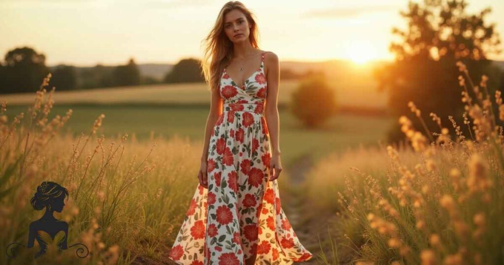 Romantic 70s Floral Maxi Dresses