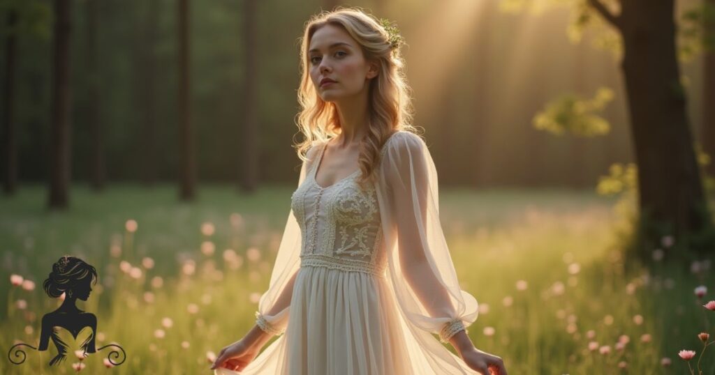 Delicate and Ethereal Folklore-Inspired Outfit