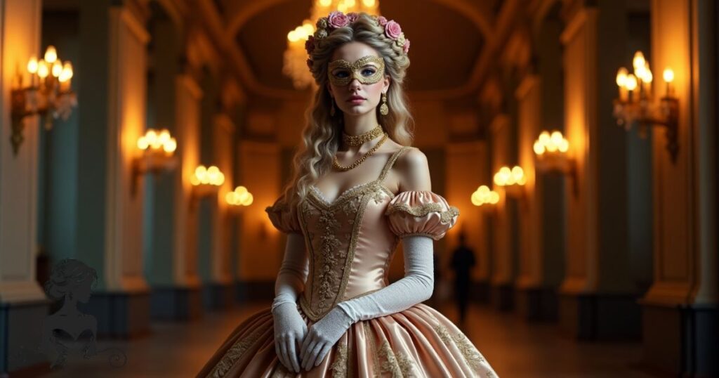 Romantic Renaissance Masquerade Look